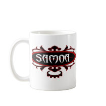 Samoa Surf Ava (Red/Black) Coffee Mug