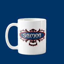 Samoa Surf Ava (Red/Blue) mugs