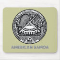 Samoan Emblem mousepads by FlagStore Samoan Emblem mousepads