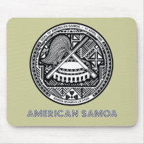 Samoan Emblem mousepads