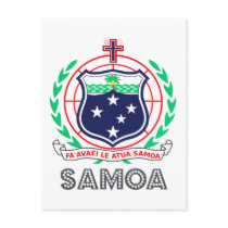 Samoan Emblem postcards
