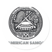 Samoan Emblem stickers
