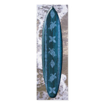 Samoan Tapa Surfboard Bookmark Business Card Template