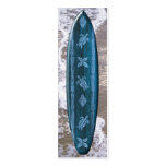 Samoan Tapa Surfboard Bookmark Business Card Template