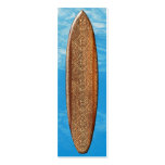 Samoan Tapa Surfboard Bookmark Business Card