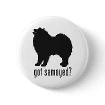 Samoyed Pinback Buttons