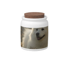 Samoyed Candy Jar