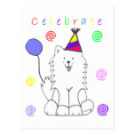 Samoyed Celebrate Post Cards