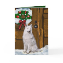 Samoyed Christmas Gifts cards