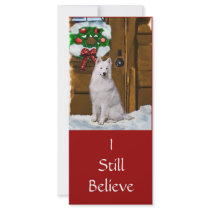Samoyed Christmas Gifts rack cards