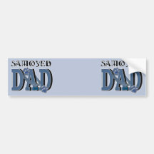 Samoyed DAD Bumper Sticker