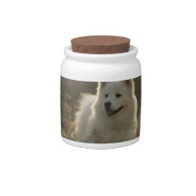 Samoyed Dog Breed Candy Jar