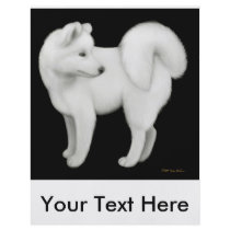 Samoyed Dog Flyer by twopurringcats Samoyed Dog Flyer