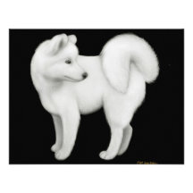 Samoyed Dog Invitation