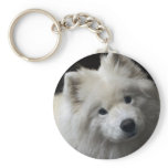 Samoyed Dog Keychain