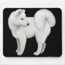Samoyed Dog Mousepad by twopurringcats Samoyed Dog Mousepad
