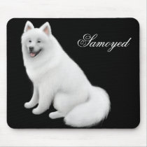 Samoyed Dog Mousepad by twopurringcats Samoyed Dog Mousepad