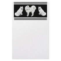 Samoyed Dog Stationery by twopurringcats Samoyed Dog Stationery