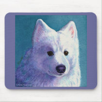 Samoyed Mousepad - "Buddha" mousepads