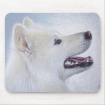 Samoyed's smile mouse pad