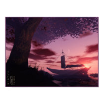 Sampan Sunset posters