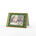 SAMPLE IMAGE 5X7, Green Snowflakes Template cards by postcardsfromtheedge SAMPLE IMAGE 5X7, Green Snowflakes Template cards
