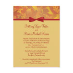 Sample Wedding Invitation - Autumn Leaves - Light Postcard