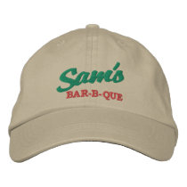 Sam's BBQ Hat embroidered hats