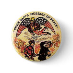 Sam's Msg of Peace - Button