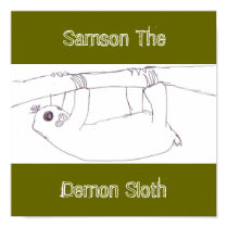 samson the demon sloth posters