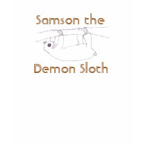 samson the demon sloth t-shirts by spoonfulsofdoodles samson the demon sloth t-shirts