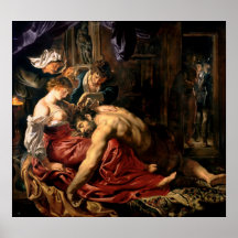 Samson y Delilah, c.1609 Impresiones