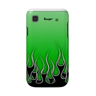 Samsung Galaxy bt - Black Metal Flames casematecase