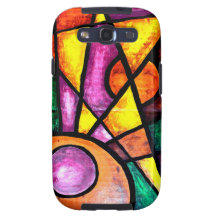 Samsung Galaxy Case, Comet Chaser Painting Samsung Galaxy S3 Cover