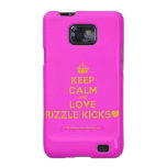 [Crown] keep calm and love rizzle kicks [Love heart]  Samsung Galaxy S2 Cases