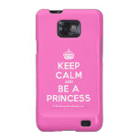 [Crown] keep calm and be a princess  Samsung Galaxy S2 Cases