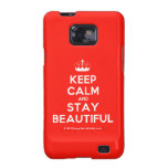 [Knitting crown] keep calm and stay beautiful  Samsung Galaxy S2 Cases