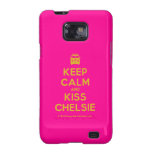 [Campervan] keep calm and kiss chelsie  Samsung Galaxy S2 Cases
