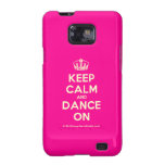 [Dancing crown] keep calm and dance on  Samsung Galaxy S2 Cases