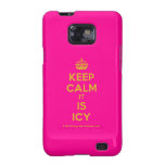 [Crown] keep calm it is icy  Samsung Galaxy S2 Cases