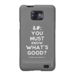 [No Crown] you must know what's good?  Samsung Galaxy S2 Cases