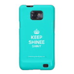 [Crown] keep shinee shiny  Samsung Galaxy S2 Cases