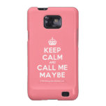 [Crown] keep calm and call me maybe  Samsung Galaxy S2 Cases