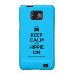 [Campervan] keep calm and hippie on  Samsung Galaxy S2 Cases