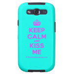 [Crown] keep calm and kiss me  Samsung Galaxy S3 Cases