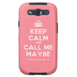 [Crown] keep calm and call me maybe  Samsung Galaxy S3 Cases