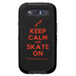 [Skateboard] keep calm and skate on  Samsung Galaxy S3 Cases