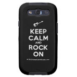 [Electric guitar] keep calm and rock on  Samsung Galaxy S3 Cases