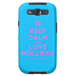 [Cupcake] keep calm and love molliexx  Samsung Galaxy S3 Cases