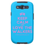 [Feet] keep calm and love the walkers  Samsung Galaxy S3 Cases